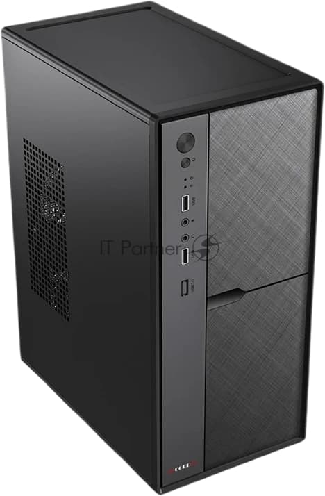 Корпус Accord ACC-1603 черный без БП mATX 1x80mm 2xUSB2.0 audio
