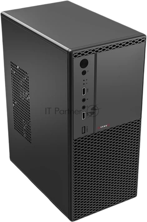 Корпус Accord ACC-1605B черный без БП mATX 2x80mm 2x120mm 2xUSB2.0 audio
