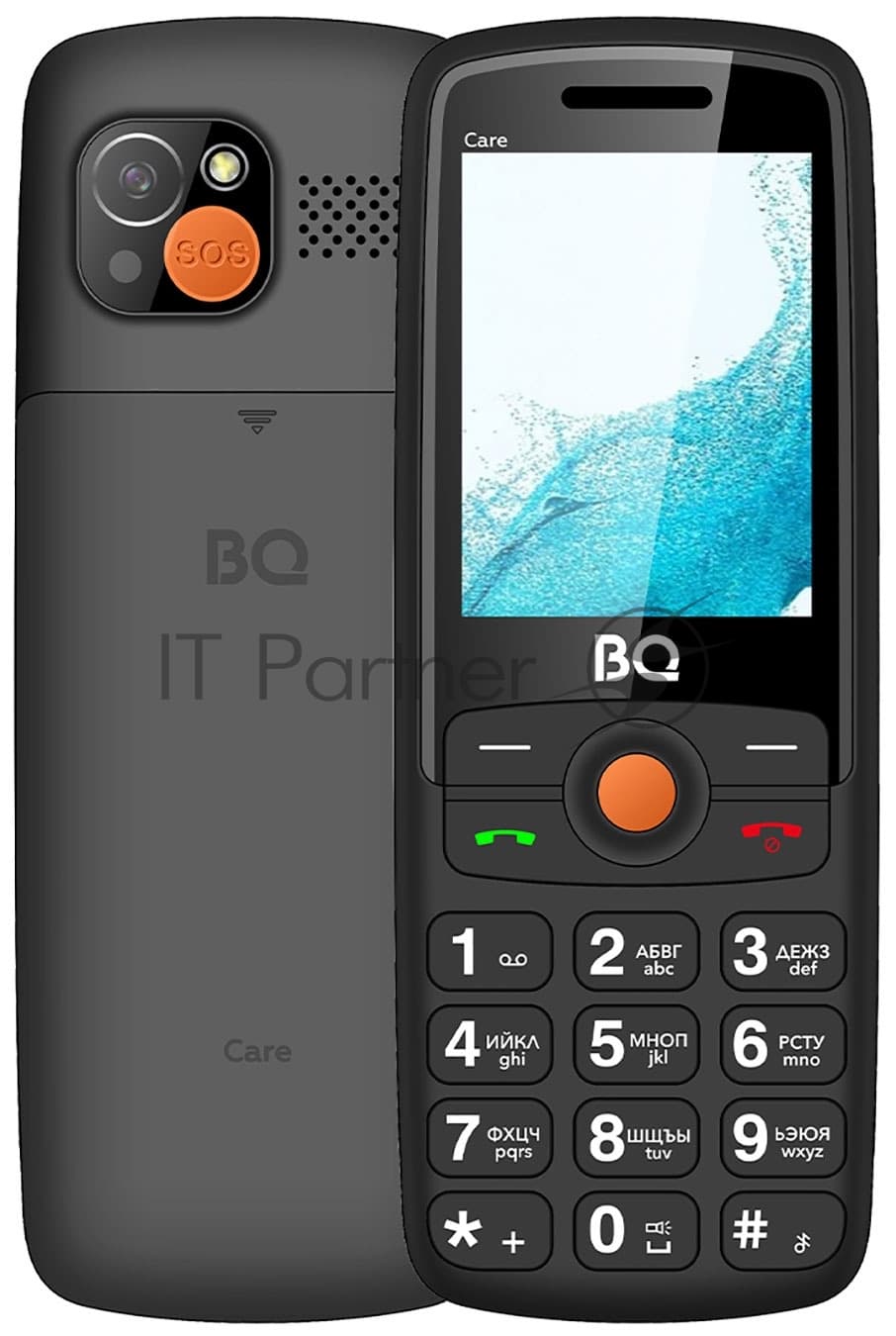 Мобильный телефон BQ 2459 Care черный
