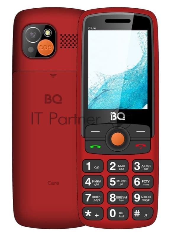 Мобильный телефон BQ 2459 Care красный