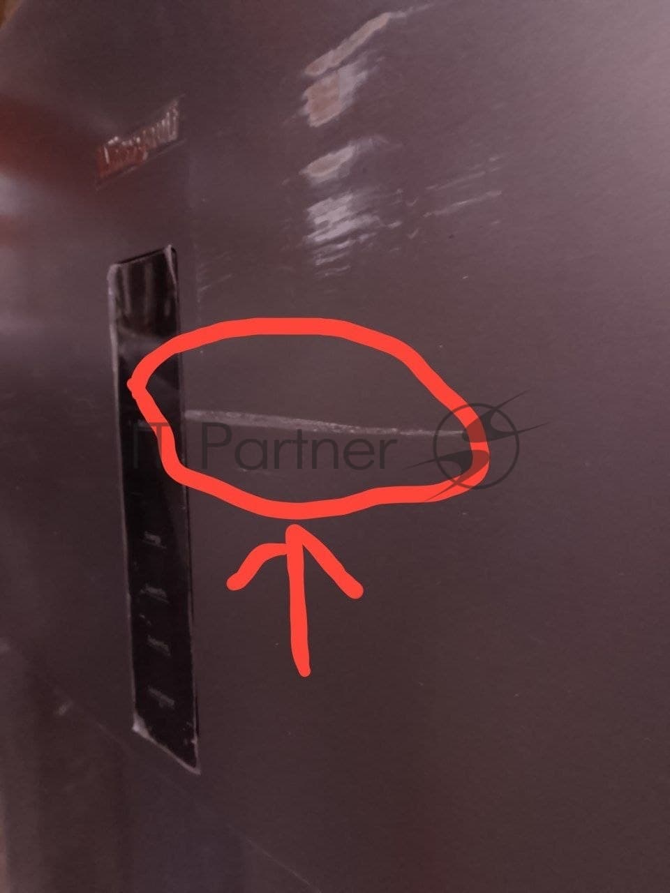 (Поврежденный товар) Холодильник Weissgauff WRK 2000 Premium Total NoFrost Dark Grey (Большие царапины и вмятины на верхней двери.)