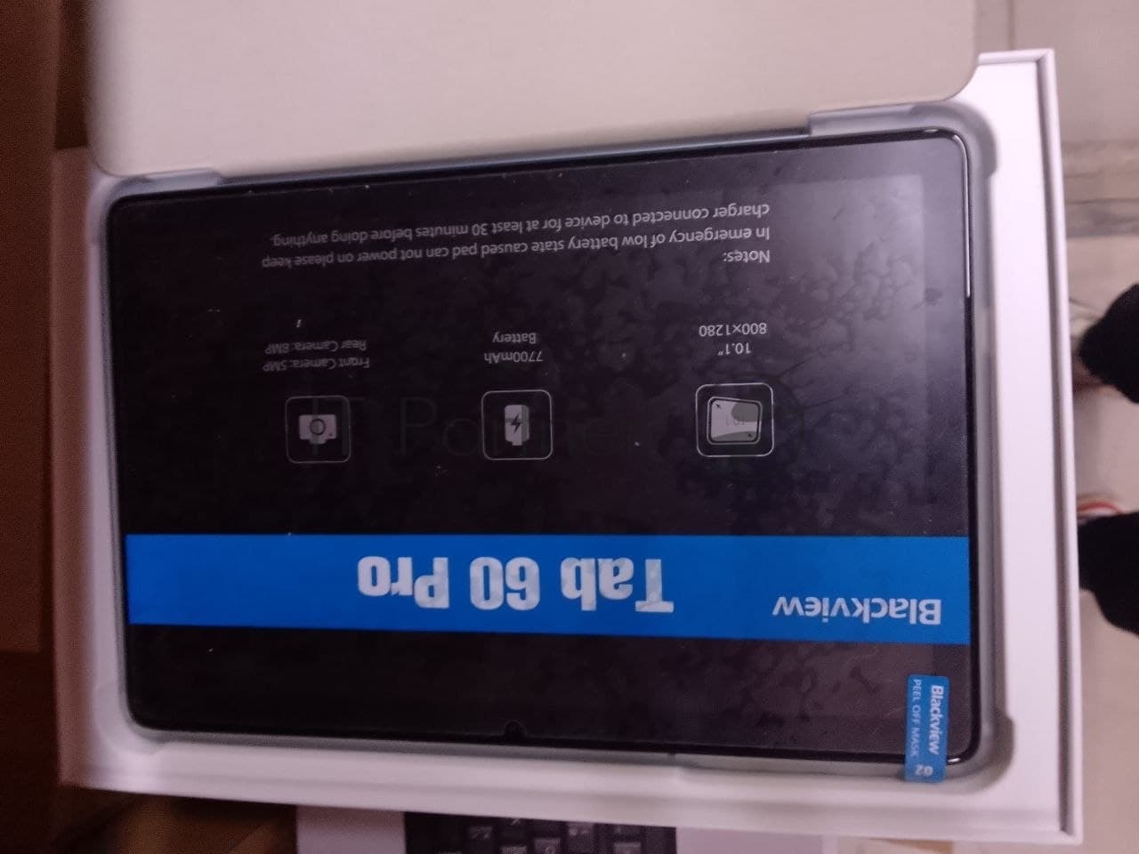 (Из ремонта) Планшет Blackview TAB60 WIFI 10.1" 4/128GB BLUE (Восстановленный товар после ремонта, полностью работоспособный)