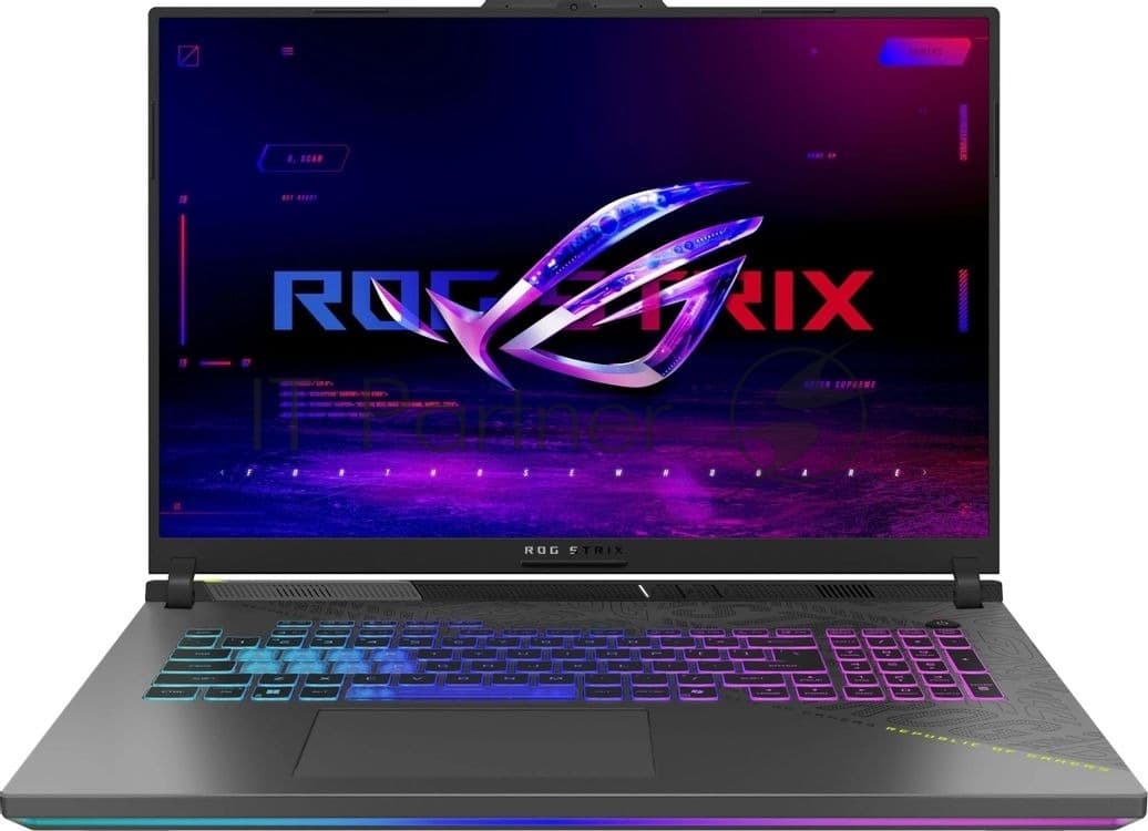 Ноутбук ASUS ROG Strix G18 G814PM-S8074/18"/IPS/AMD Ryzen 9 8940HX/16GB/1024GB SSD/NVIDIA GeForce RTX 5060 8GB/Без ОС/серый/3kg