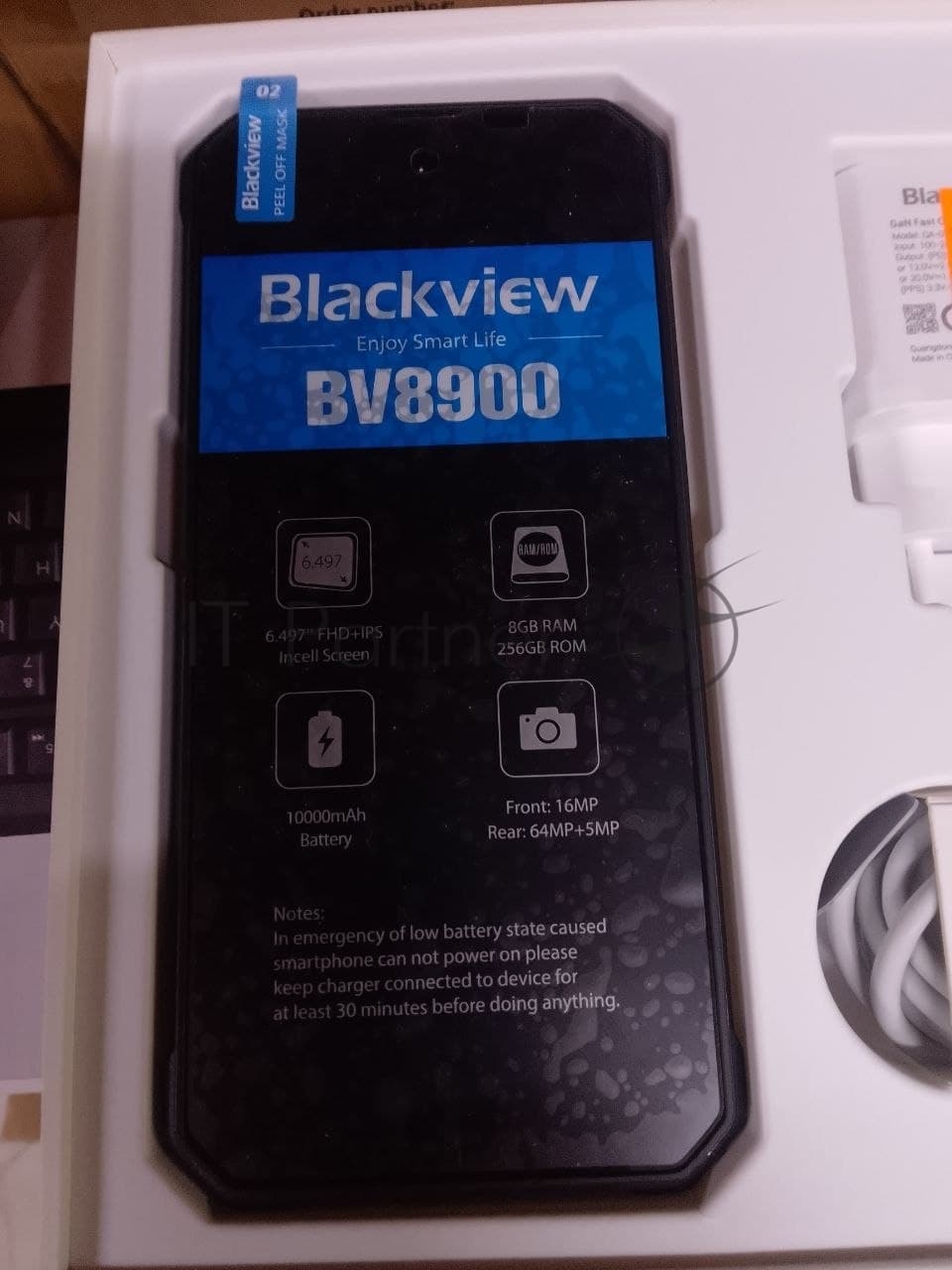 (Б/У) Смартфон Blackview BV8900 8/256GB BLACK (Б/У товар с признаками эксплуатации)