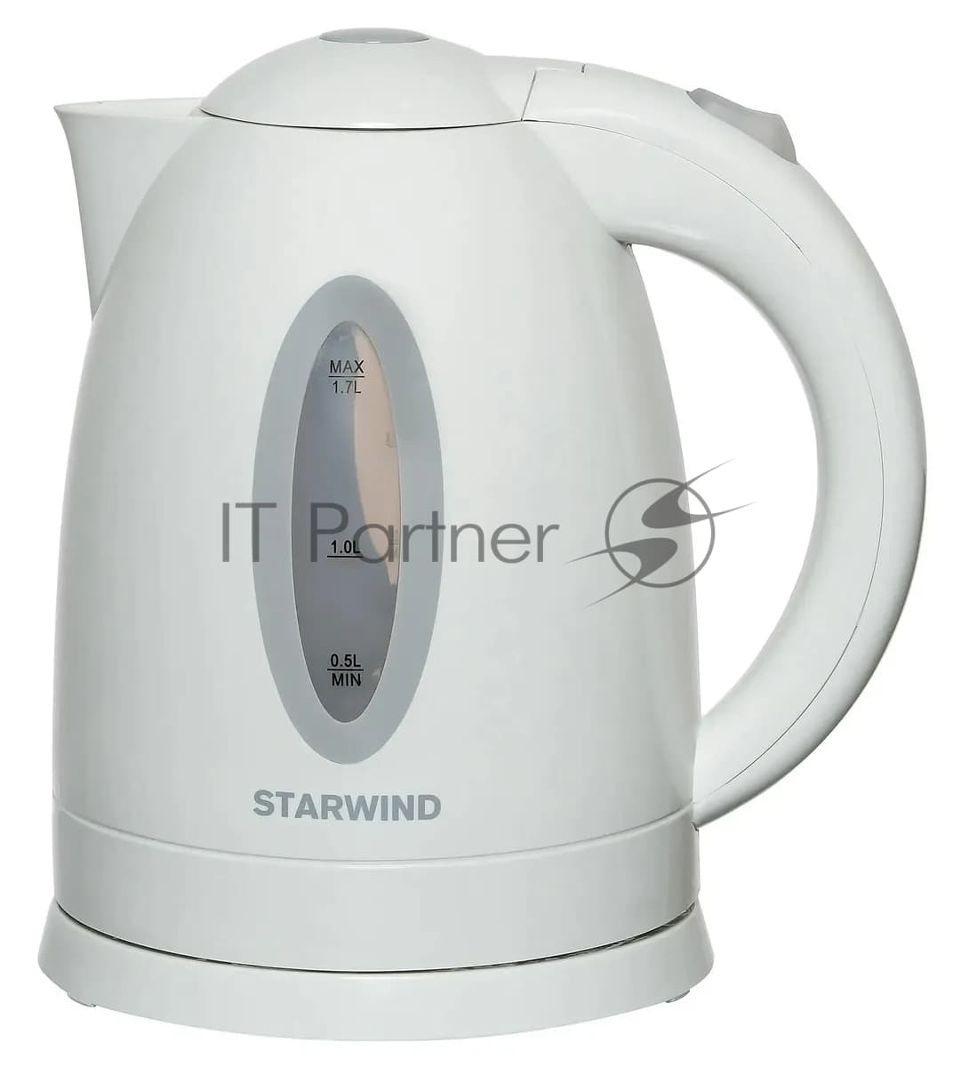 Чайник электрический Starwind SKP2211 1.7л. 2200Вт белый корпус: пластик