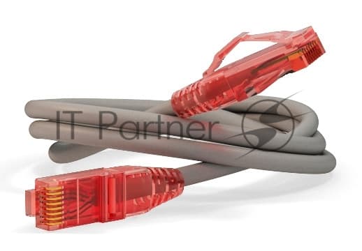 Патч-корд Hyperline U/UTP, Cat.5e, LSZH, 5 м, серый