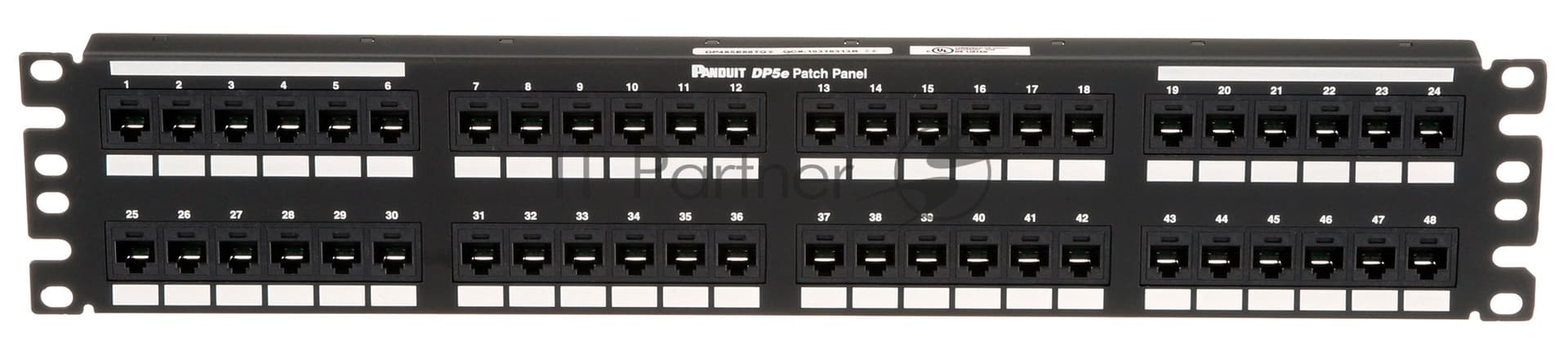 Патч-панель Panduit DP485E88TGY 19" 2U 48xRJ45 кат.5E