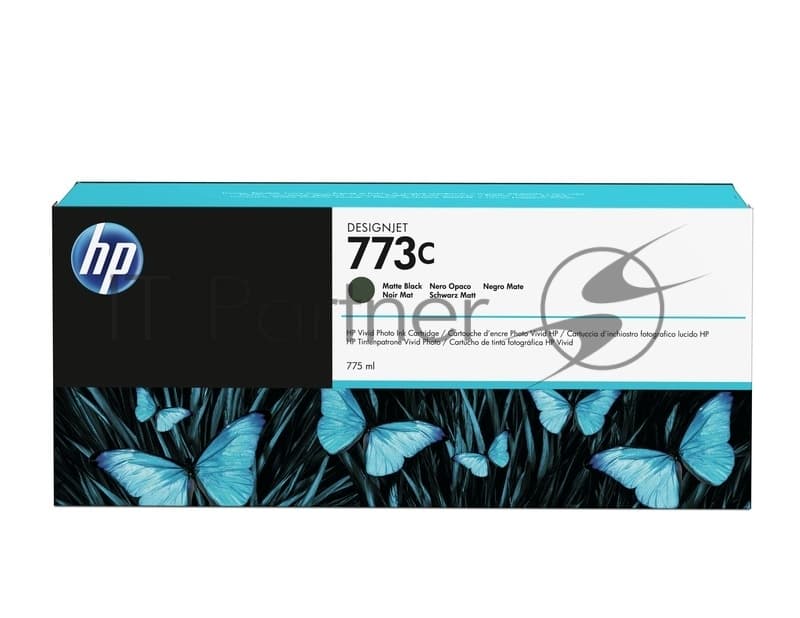 Картридж HP 773C, черный матовый (2018 по 2020гг. с гарантией) (Original)
