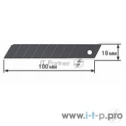 Лезвие Olfa (OL-LBB-50B) BLACK MAX сегментированное, 8 сегментов, 18х100х0,5 мм, 50 шт