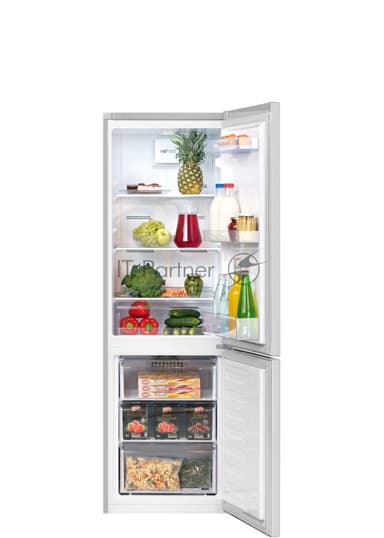 Холодильник Beko RCNK270K20S серебристый двухкамерный 163/76л морозилка снизу, No Frost