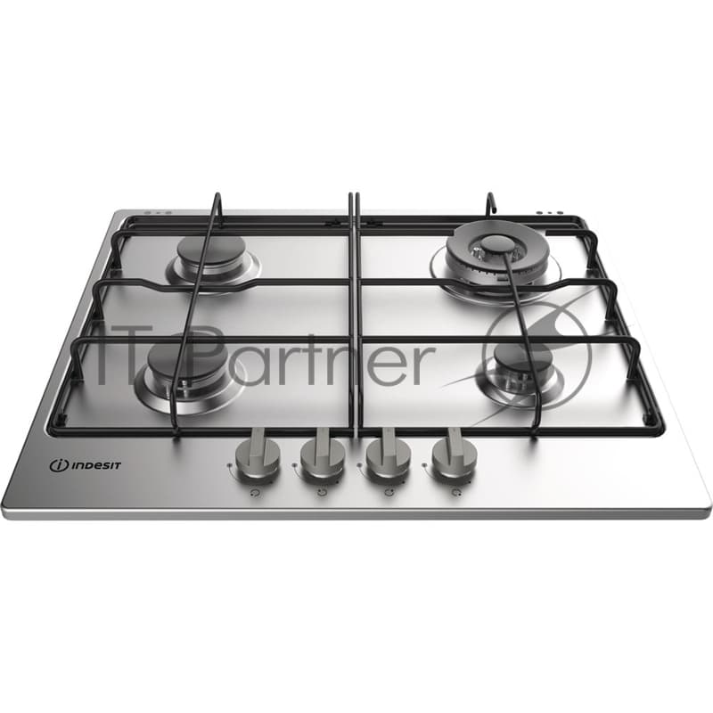 Газовая варочная поверхность Indesit THP 642 W/IX/I RU нержавеющая сталь