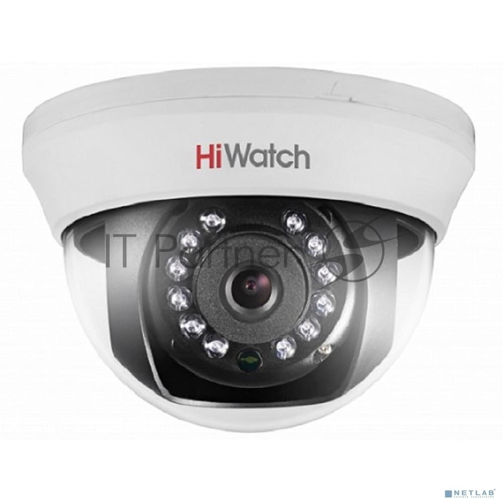 HiWatch DS-T101 (2.8 mm) Камера видеонаблюдения 2.8-2.8мм HD TVI цветная корп.:белый
