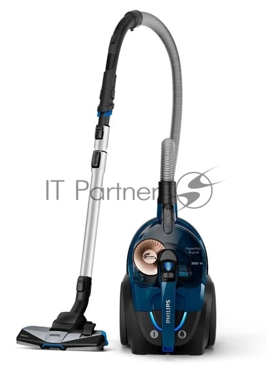 Пылесос Philips FC9733/01 синий/черный, 470/2100 Вт, уборка сухая, пылесборник контейнер, 2 л