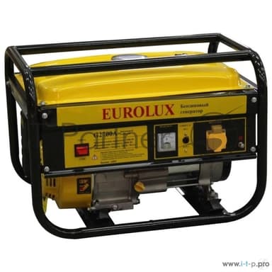 Электрогенератор бензиновый Eurolux G2700A, 2.2 кВт, 76 дБ, 35 кг