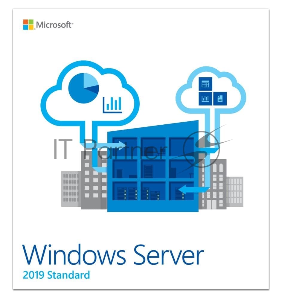 Операционная система Microsoft Windows Server Standart 2019 64Bit English 1pk DSP OEI DVD 16 Core