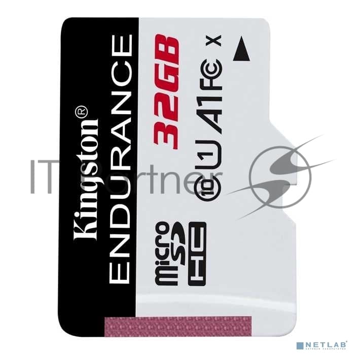 Флеш карта microSD 32Gb Kingston microSDНC Class 10 A1 UHS-I Endurance 95R/30W Card Only