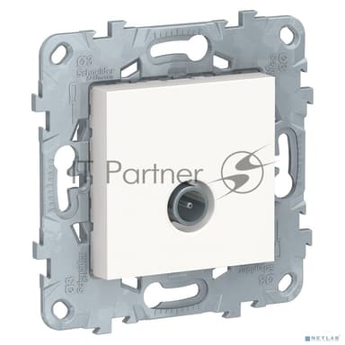 Механизм розетки TV UNICA NEW одиноч. бел. SchE NU546218