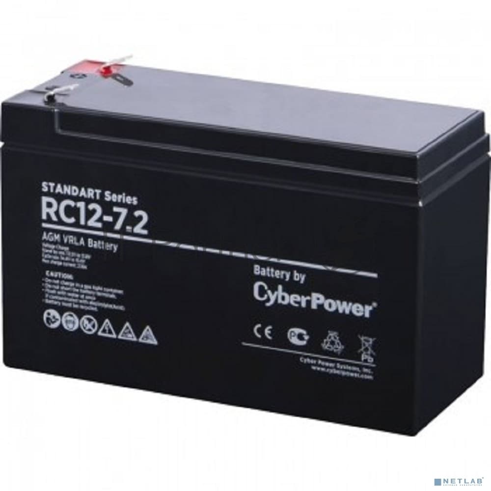 Батарея для ИБП SS CyberPower Standart series RС 12-7.2/12V 7.2 Ah