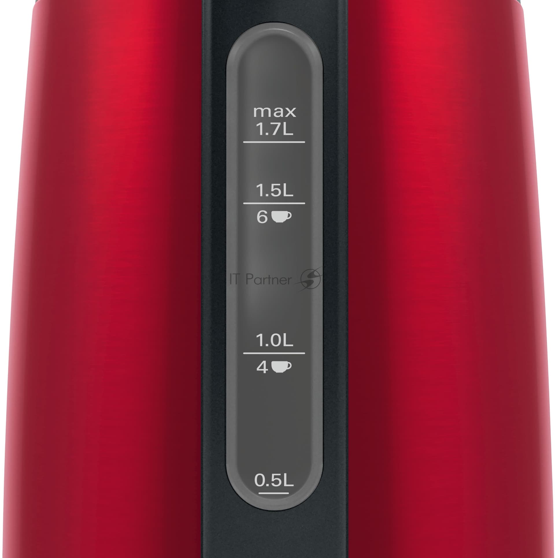 Чайник электрический Bosch TWK3P424 1.7л. 2400Вт красный (корпус: нержавеющая сталь)