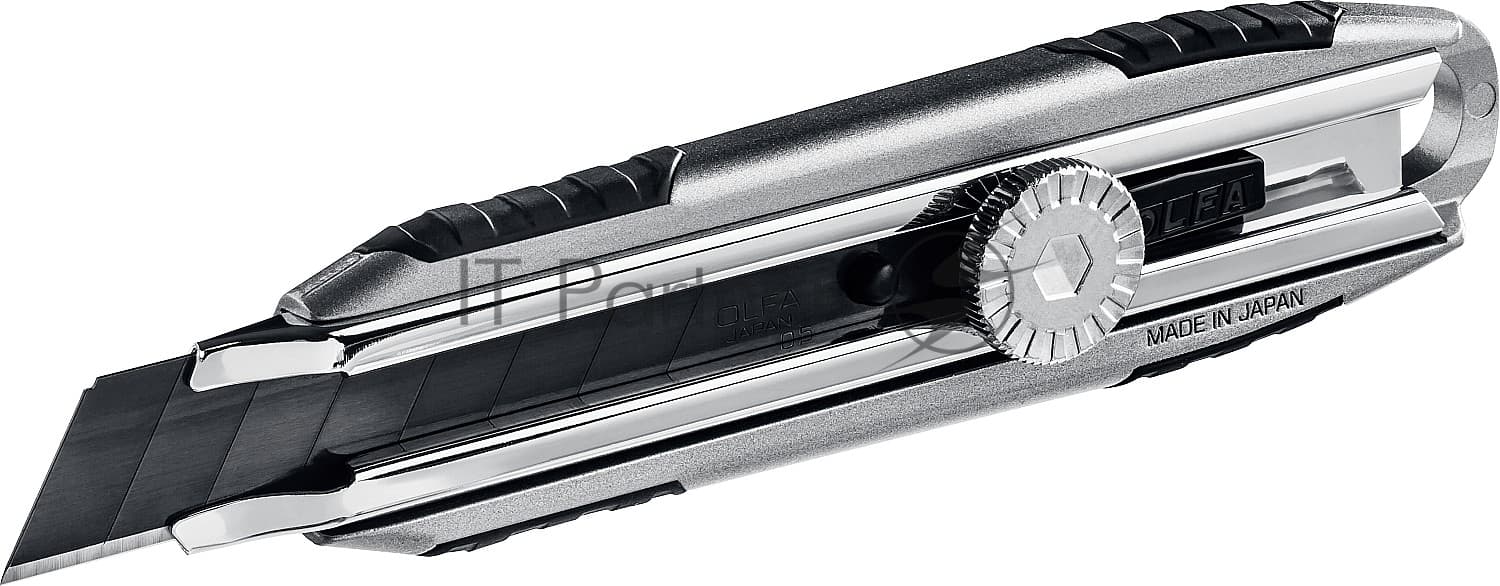 Нож OLFA OL-MXP-L X-design, цельная алюминиевая рукоятка, винтовой фиксатор, 18 мм