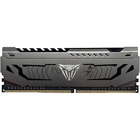 Оперативная память Patriot Viper Steel, DDR4, 8GB (1x8GB), 3600MHz, CL18, DIMM, с радиатором, черный