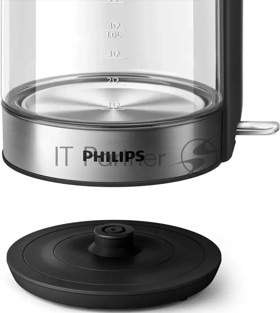 Чайник электрический Philips HD9339/80 1.7 л, 2200 Вт, прозрачный (корпус: стекло)