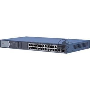 Коммутатор Hikvision DS-3E0526P-E 25G 1SFP 24PoE+ 270W неуправляемый