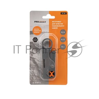 Инструмент для зачистки коаксиального кабеля PROconnect HT-332 RG-58, RG-59, RG-6