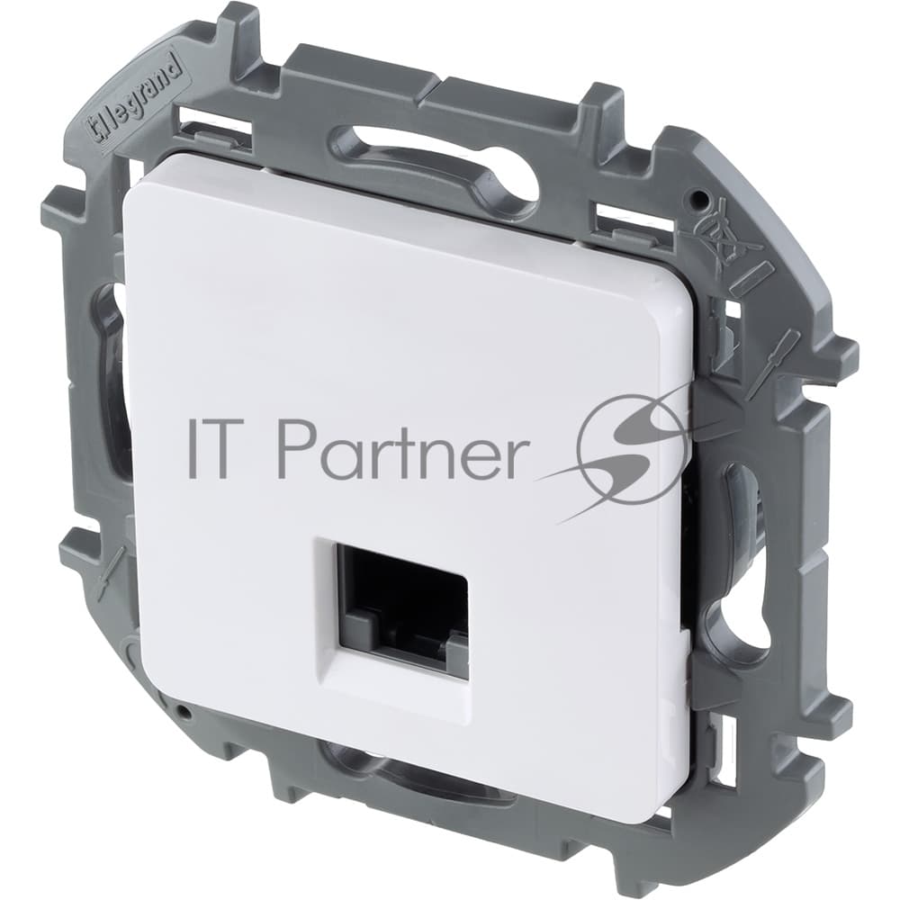 INSPIRIA Розетка компьютерная RJ45 категория 6 UTP белый