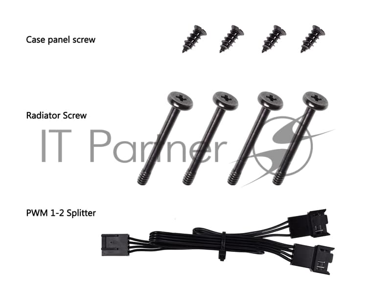 Вентилятор для корпуса ID-Cooling WF-14025-XT BLACK черный, 140 мм, 1600 об/мин, 32.6 дБ, 4 pin