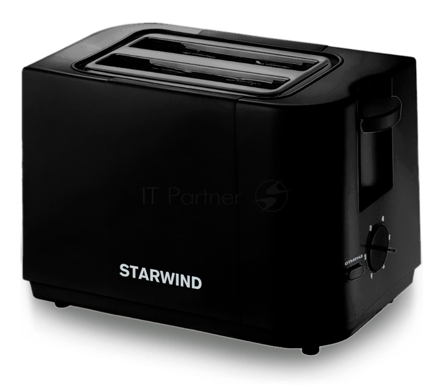 Тостер Starwind ST2103 черный, 700 Вт, 2 слота