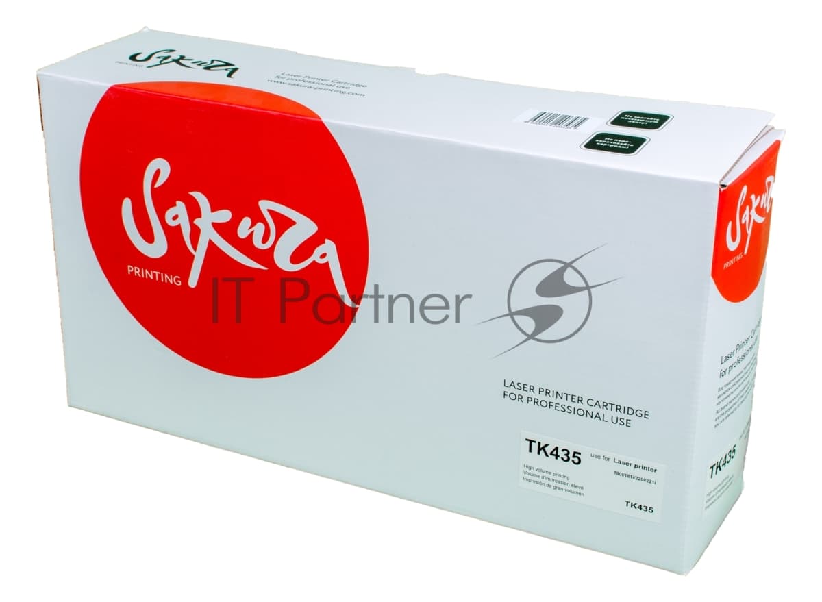 Картридж Sakura TK435/437/439/458/448 для Kyocera Mita TASKalfa 180/181/220/221, черный, 15000 к.