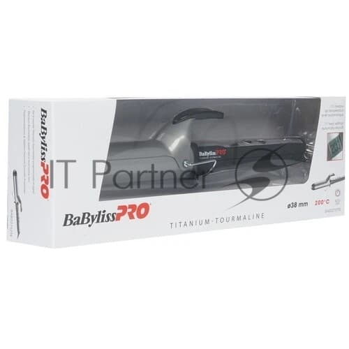 Плойка BaByliss Pro Titanium Tourmaline, 38 мм, 57 Вт