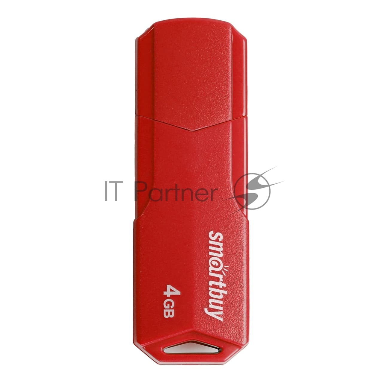 Флешка USB Smartbuy CLUE Red (SB4 GbCLU-R), 4Gb, USB 2.0, R/W 15/5, красный