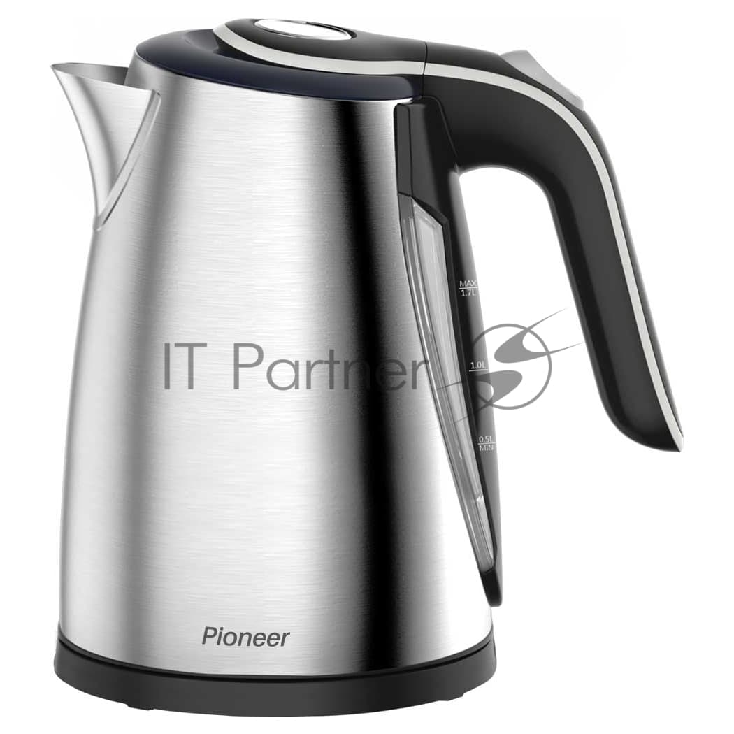 Чайник электрический Pioneer KE562M 1,7 л, 2200 Вт, металл