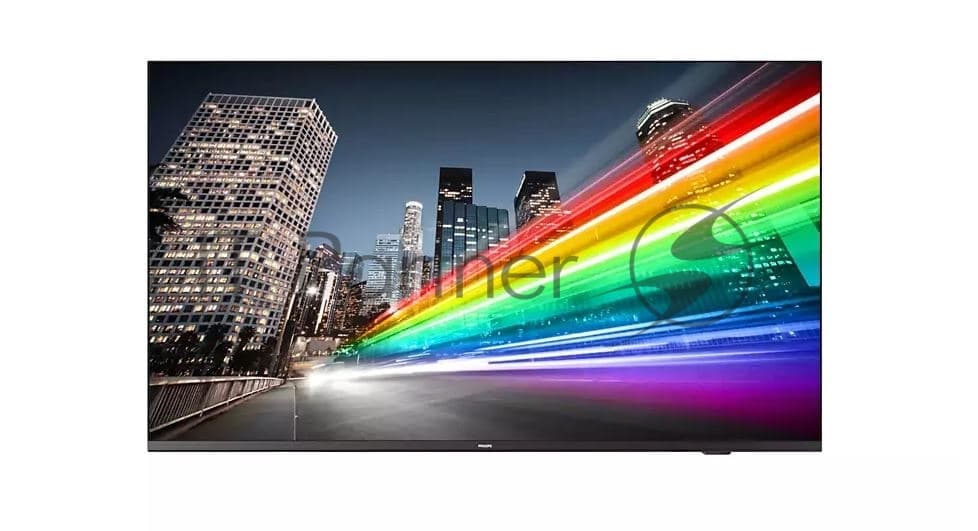 Панель Philips 55BFL2214/12 B-Line черный LED, 55", 3840x2160, 350 кд/м2, 1200:1, 8 мс, Android 9.0, 4K (UHD), 178°/178°