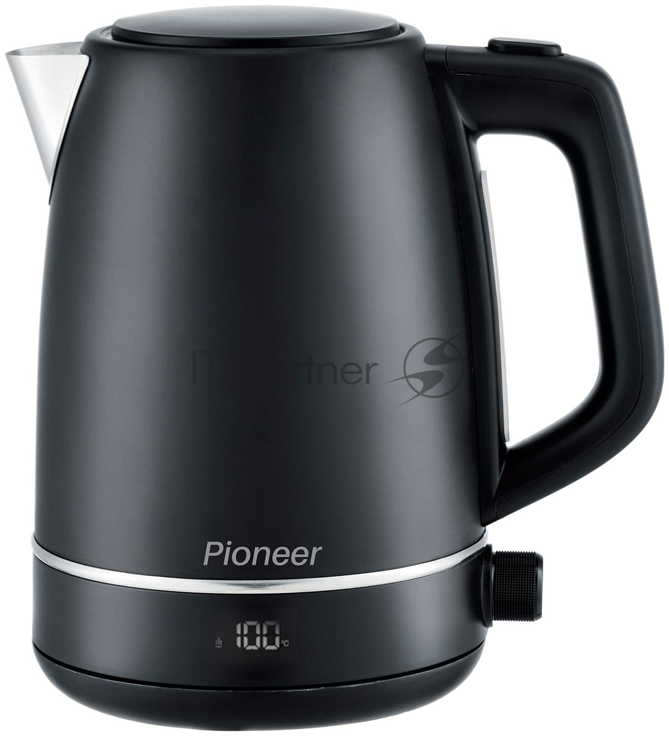 Чайник электрический Pioneer KE568M 2200 Вт, 1.7 л, черный