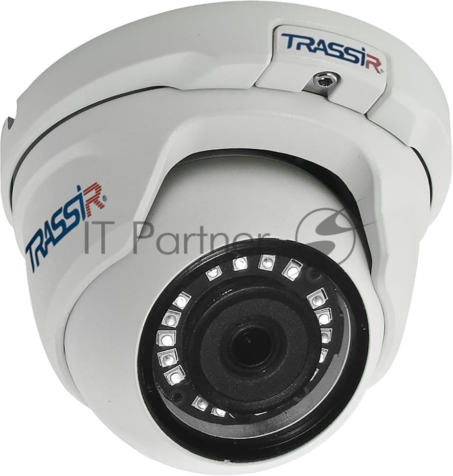 TRASSIR IP-камера TR-D2S5-noPoE v2 2Мп 3.6мм IP66 белый