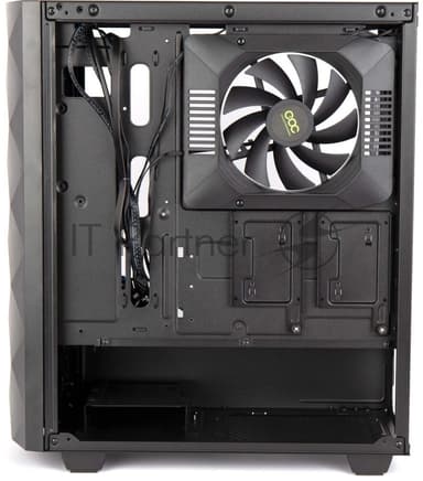 Компьютерный корпус Hiper DCB черный без БП ATX 1x120mm 1x140mm 1xUSB2.0 1xUSB3.0 audio bott PSU