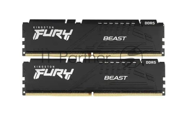 Память оперативная/ Kingston 16GB 6000MT/s DDR5 CL36 DIMM (Kit of 2) FURY Beast Black EXPO