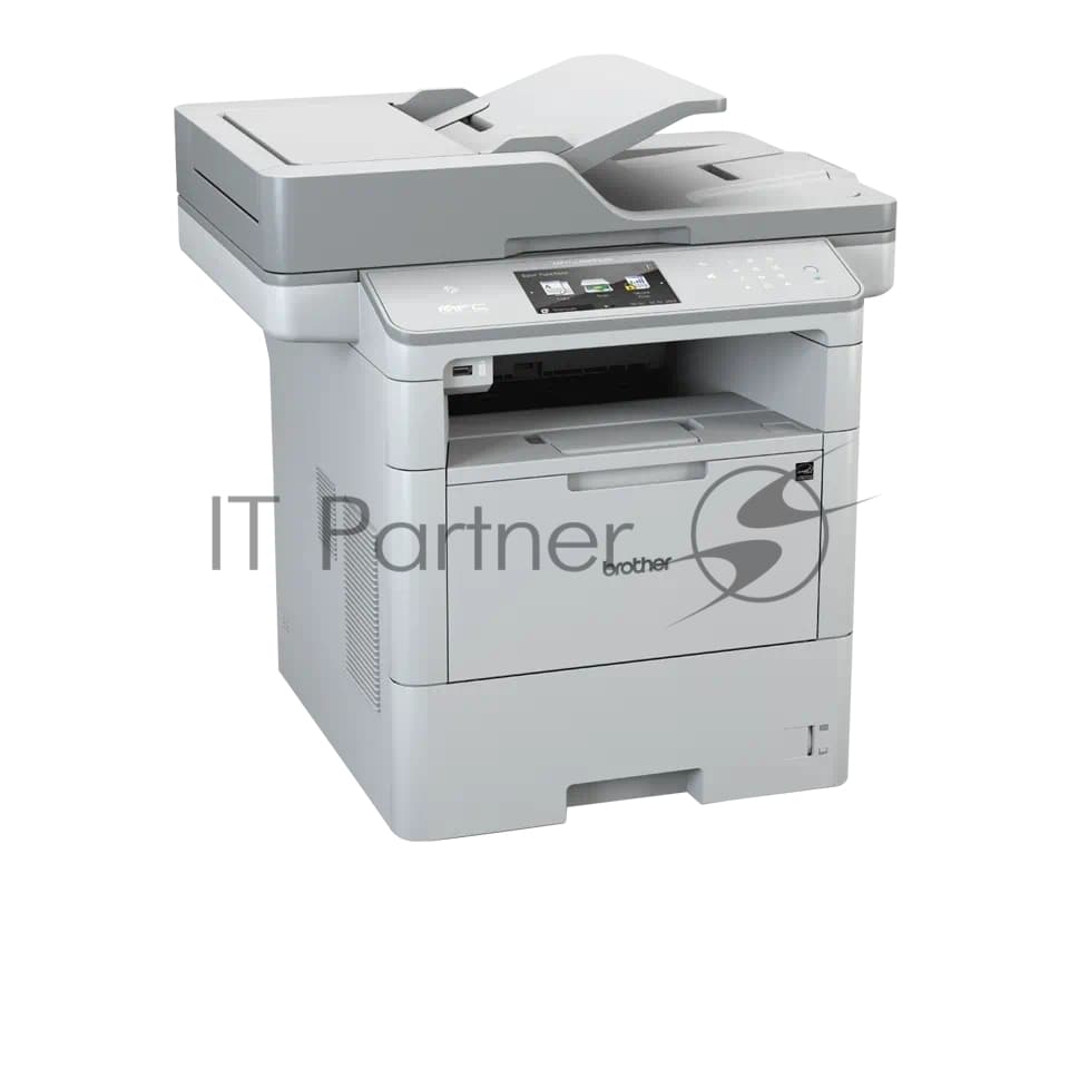МФУ лазерное Brother MFC6900DW, (A4, монохромный, ч.б. 50 стр/мин, печать 1200x1200, скан. 1200x1200, лоток 520+50 листов, USB, Wi-Fi, NFC, факс, автоматическая двусторонняя печать)