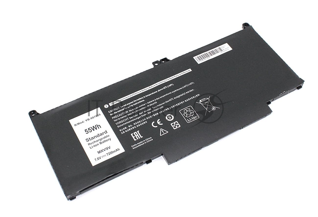 Аккумуляторная батарея для ноутбука Dell Latitude 13 5300 7.6V 7200mAh OEM