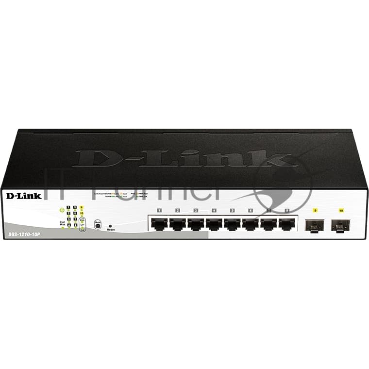 Коммутатор D-Link DGS-1210-10P/F3A 8G управляемый