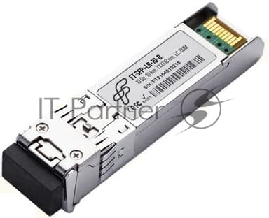 Модуль оптический Future Technologies FT-SFP+-LR-10-D Модуль оптический FT-SFP+-LR-10-D (10Gb, SM, 10km, 1310nm, LC, DDM)