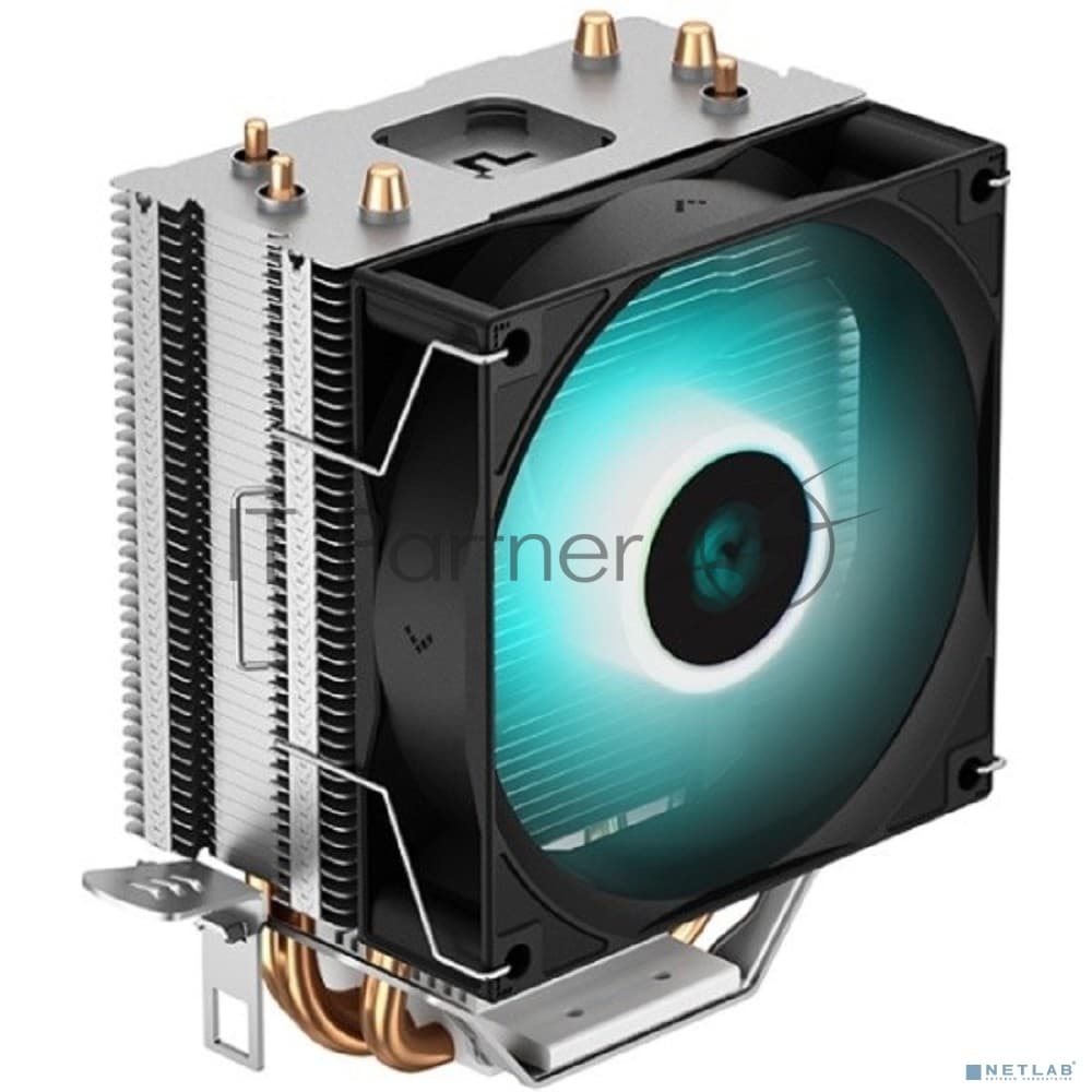 R-AG300-BKMNMN-G - Кулер для процессора, Deepcool, AG300 MARRS R-AG300-BKMNMN-G, Intel 1700/1200/115х и AMD AM5/AM4, 150W, 92мм Led Mint, 500- 3050±10% об/м, 32,5CFM, 30,5dB(A), 4pin, 119х77х129мм, Серебристый