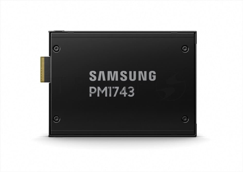 Накопитель SSD Samsung PM1743, 7.68Tb, U.3 PCIe 5.0 x4, NVMe, R/W 14000/6000
