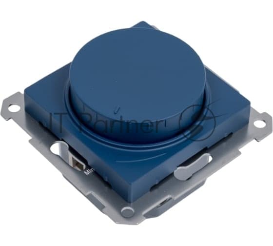 Светорегулятор (диммер) повор-нажим, AtlasDesign LED, RC, 400 Вт, мех., аквамарин
