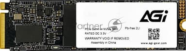 Накопитель SSD AGI AGI2T0G43AI818, 2Tb, PCIe 4.0 x4, M.2 2280, NVMe, R/W 5200/4700