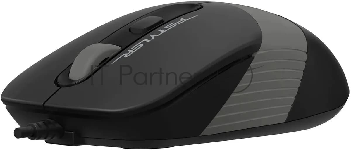 Мышь A4Tech Fstyler FM10T серый/черный оптическая 1600dpi USB для ноутбука 3but (FM10T GREY)