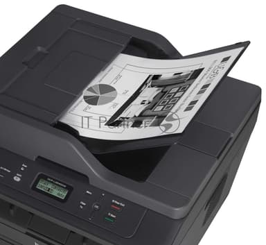 МФУ лазерное Brother DCP-L2540DW, А4, ч/б, печ. 30 стр/мин, 2400 x 600 dpi, USB, Wi-Fi, Ethernet RJ-45